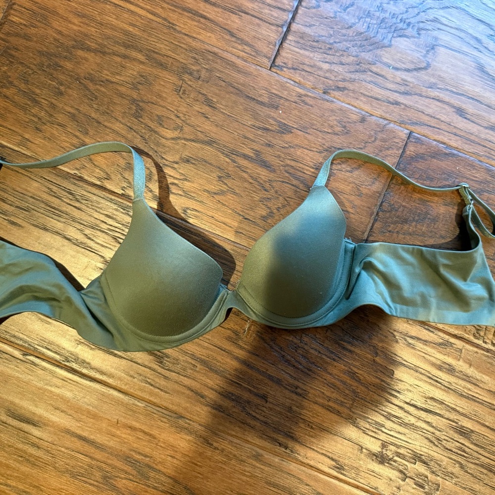 Aerie Olive Green Sunnie Full Coverage Underwire Bra